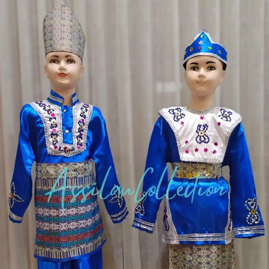 Pakaian Tradisional Bangka Belitung anak/Baju Adat Bangka Belitung ank