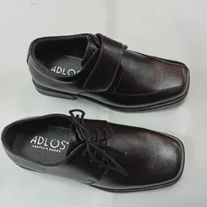 Sepatu Pantofel anak laki laki kulit asli adlos