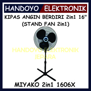 Miyako KAS-1606X  KIPAS ANGIN MURAH, BERKULITAS DAN PASTINYA ORIGINAL