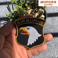 Gambar Patch / Emblem bordir AirBorne Black Gold dari Huskar Store Kota Bandung 1 Tokopedia