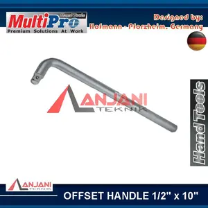 MULTIPRO GAGANG KUNCI SOK L 1/2" x 10" OFFSET HANDLE SOCK SHOCK SOCKET