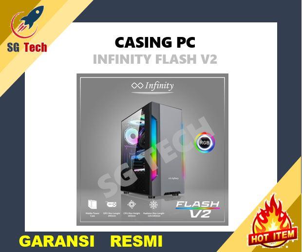 Infinity Flash V2 Jual CASING PC INFINITY FLASH V2 Tempered Glass - ATX, mATX Gaming Case ...