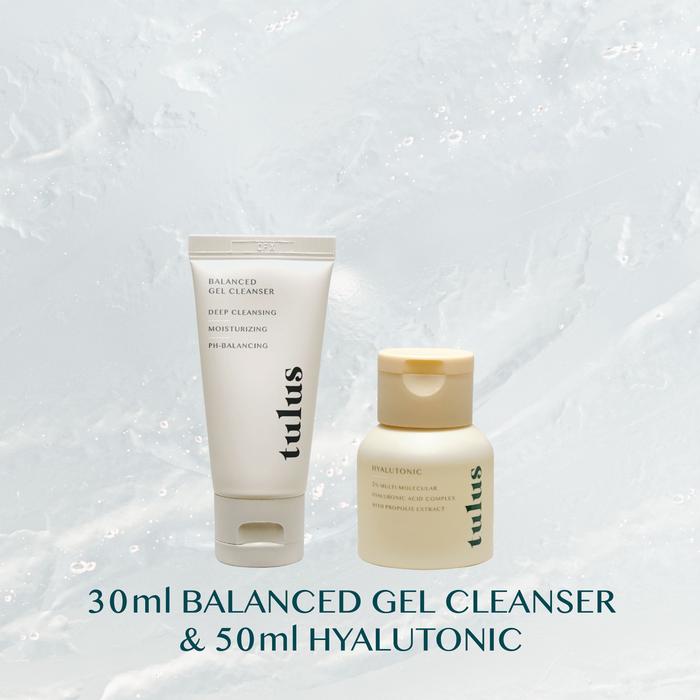 Gambar tulus bundle : 1pc 30ml BALANCED GEL CLEANSER & 1pc 50ml HYALUTONIC dari Tulus Skin Kota Administrasi Jakarta Utara Tokopedia
