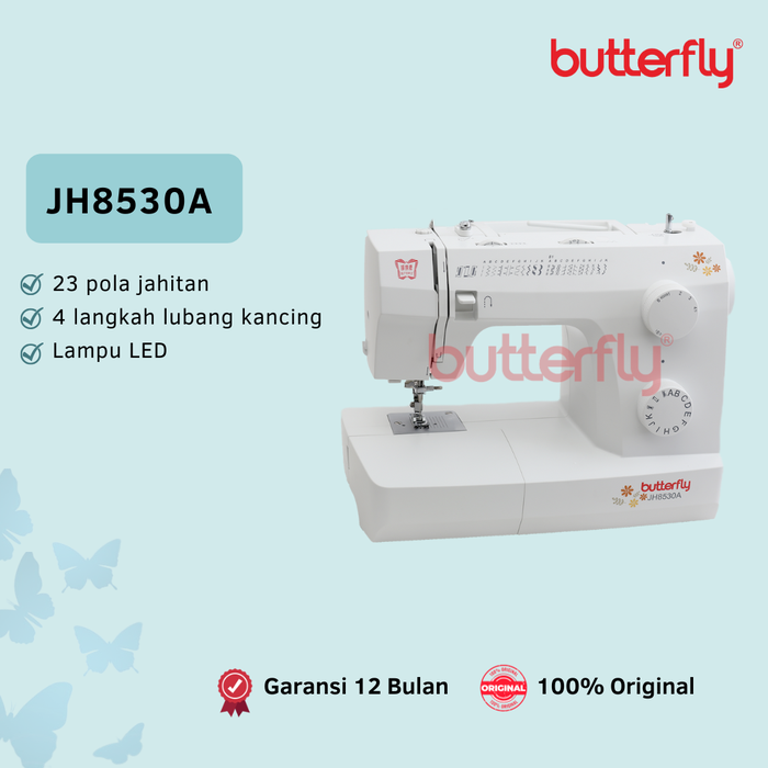 Gambar Mesin Jahit Portable BUTTERFLY JH8530A dari Butterfly Indonesia Kota Semarang Tokopedia