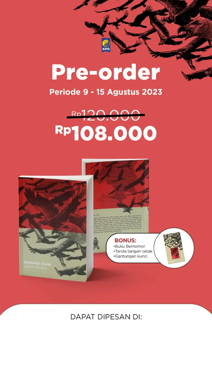 Gambar PRE ORDER - NAMAKU ALAM - LEILA S. CHUIDORI - KPG - BUMIFIKSI dari bumifiksipadang Kota Padang 4 Tokopedia