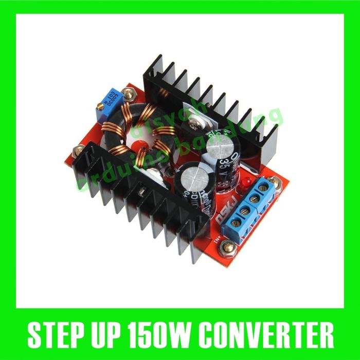 Jual Step Up DC to DC Boost Converter 150W 6A Ajdustable Voltage 150 ...
