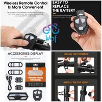 Gambar WEST BIKING 314 Lampu Sen Sepeda USB Wireless Bicycle Sein Tail Light dari Wof Wheel of Fortune Official Kab. Tangerang 4 Tokopedia