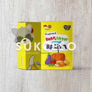 AMAZING Flashcard Buah & Sayur Untuk Balita / Kartu Edukasi Anak