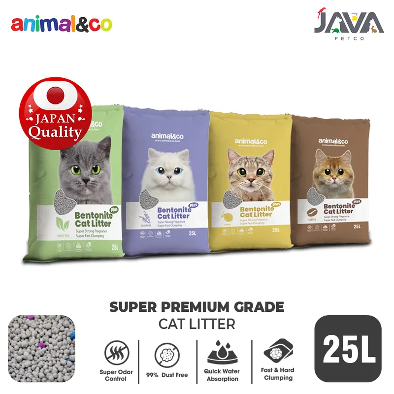 Pasir Kucing AnimalnCo Premium Lavender 25L Pasir Kucing Gumpal Wangi 1