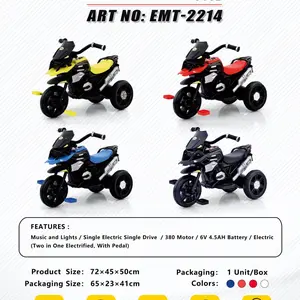 Mainan Anak Motor Aki + Gowes Pedal (2in1) Mainan Anak merk EXOTIC