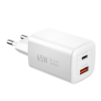 Gambar Adapter Charger WiWU 65W Nano GaN PD Power Delivery Fast Charging - White dari WiWU Official Kota Bekasi 5 Tokopedia