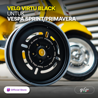 Gambar VIRTU Velg Vespa Piaggio Primavera / Sprint Tipe Vintage dari GMA Product Series Kota Administrasi Jakarta Barat 2 Tokopedia