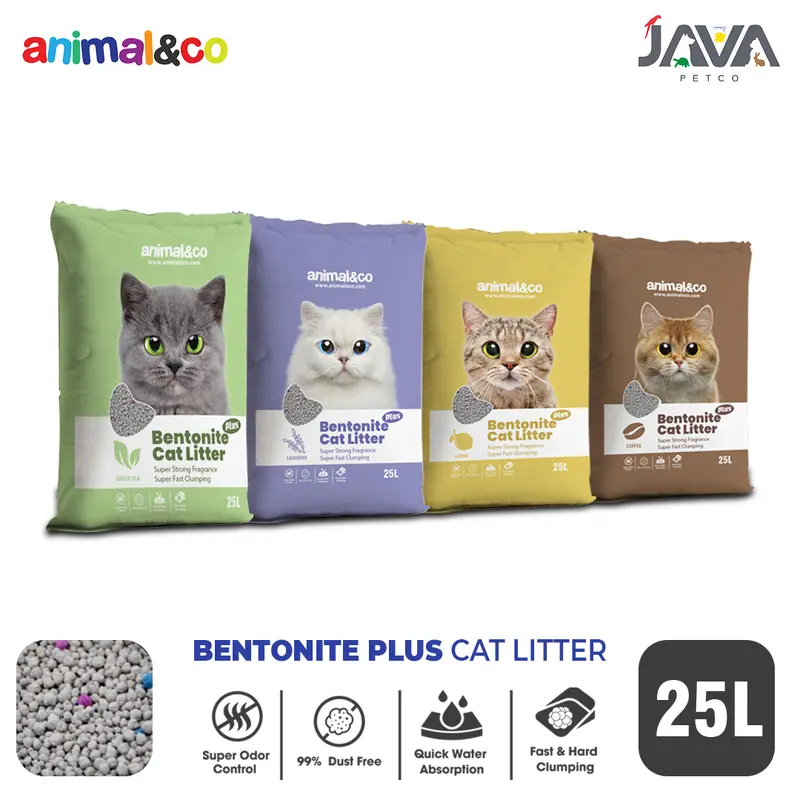 Pasir Kucing AnimalnCo Premium Lavender 25L Pasir Kucing Gumpal Wangi 2