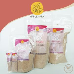 Psyllium Husk Powder Maple Barn 1 kg 500 gr 200 sachet 5 g 1000