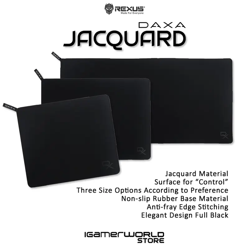 Rexus Daxa Jacquard Control Gaming Mousepad 0