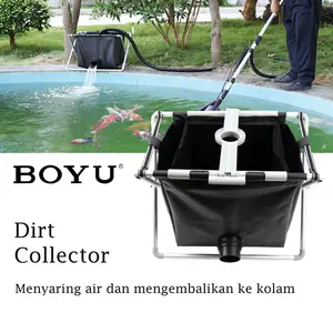 Boyu Dirt Collector Penampung penyaring air kolam Vacuum cleaner kolam