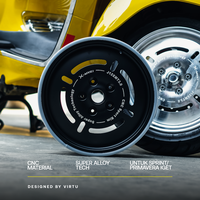 Gambar VIRTU Velg Vespa Piaggio Primavera / Sprint Tipe Vintage dari GMA Product Series Kota Administrasi Jakarta Barat 4 Tokopedia