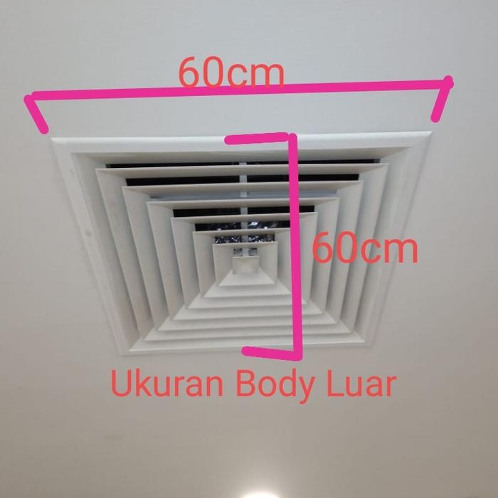 Sad Diffuser Jual SAD diffuser 60x60cm 60 cm 60cm difuser ac supply air plafon ...