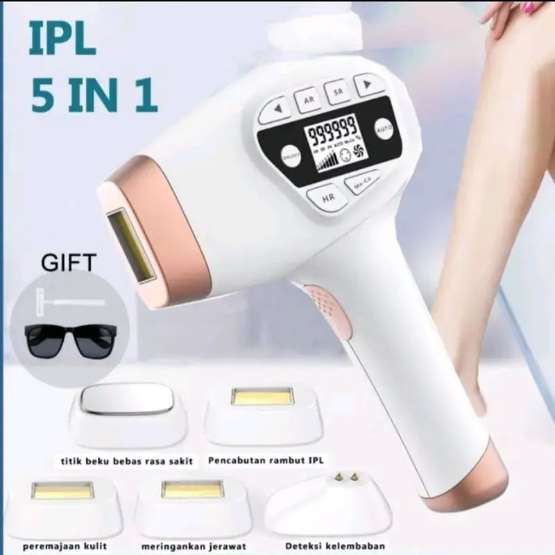 5in1 ipl laser penghilang bulu ice cold ipl laser depilator epilator 0