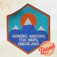 Gambar Patch Emblem Bordir Gunung Andong dari Lisand Kota Bogor 1 Tokopedia