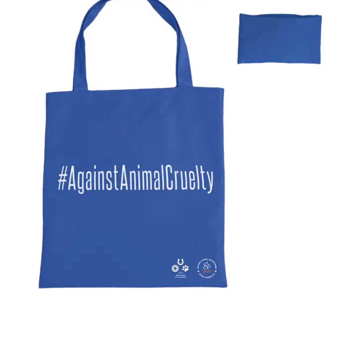 Gambar Foldable Travel Totebag #AgainstAnimalCruelty dari JAAN Domestic Shop Kab. Bogor 5 Tokopedia