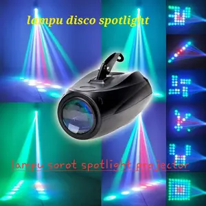 lampu disko led proyektor DJ karaoke lampu sorot spotlight sensorsuara
