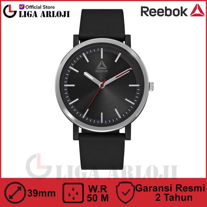 Gambar REEBOK RD-FRA-U2-PBPB-B1 - Jam Tangan Unisex Analog - Black Rubber dari Liga.Arloji Kota Administrasi Jakarta Pusat Tokopedia