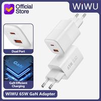 Gambar Adapter Charger WiWU 65W Nano GaN PD Power Delivery Fast Charging - White dari WiWU Official Kota Bekasi 1 Tokopedia