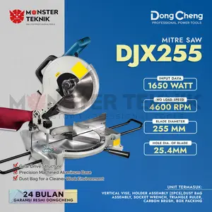 Mesin Potong Sudut 10" Dongcheng DJX 255 Miter Saw 10 in 1650W DJX255