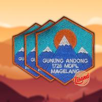 Gambar Patch Emblem Bordir Gunung Andong dari Lisand Kota Bogor 3 Tokopedia