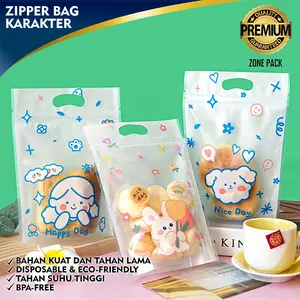 Zipper Bag Snack| Ziplock Bag Plastik Souvenir Hadiah Ulang Tahun