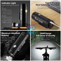 Gambar WEST BIKING 361 R1-800 Bike Front Light 800 Lumens Lampu Senter Depan dari Wof Wheel of Fortune Official Kab. Tangerang 4 Tokopedia