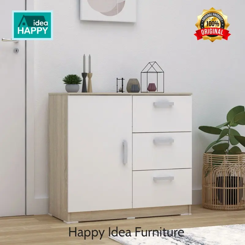 Happy Idea - ALBA SB 80 BUFET MINIMALIS MURAH ! - American White 0
