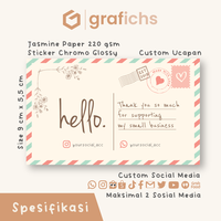 Gambar [11 pcs] Kartu Olshop Greeting Card Custom Ucapan Hadiah Grafichs - TC31 - TC36 - TC31, Kartu Jasmine dari Grafichs Kab. Bogor 3 Tokopedia