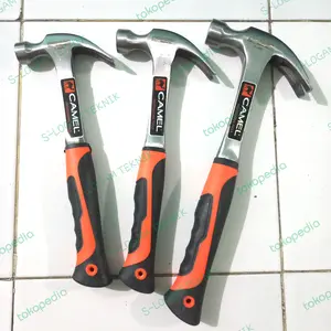 Palu Kambing Gagang Besi Karet camel 8 12 16 Oz Cukit Paku 0.25 0.35 0.5 gr