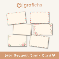 Gambar [11 pcs] Kartu Olshop Greeting Card Custom Ucapan Hadiah Grafichs - TC31 - TC36 - TC31, Kartu Jasmine dari Grafichs Kab. Bogor 2 Tokopedia