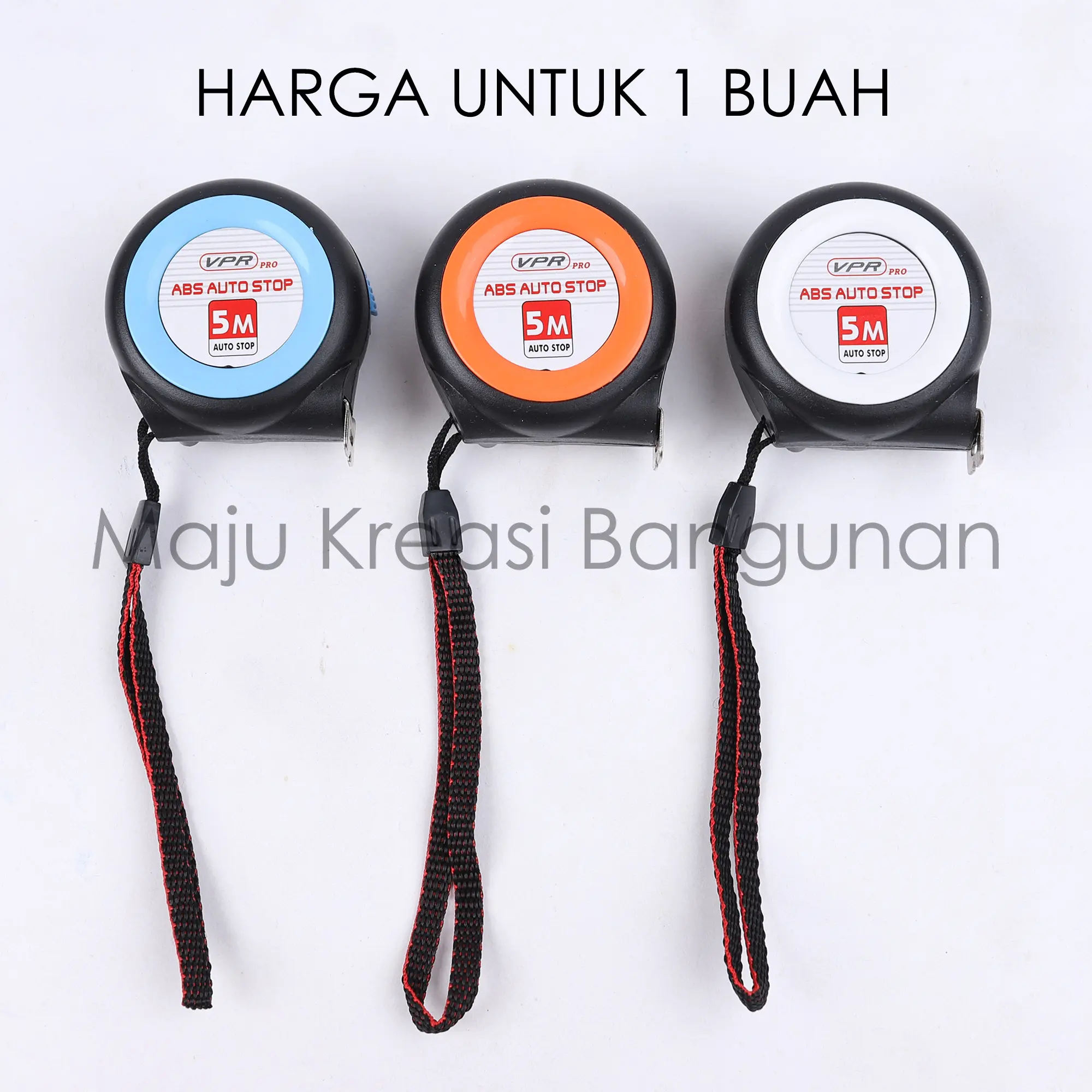 Meteran Plastik VPR 5 Meter Self Stop Lock 5M Measuring Tape 5 M Auto