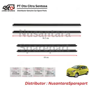 PELIPIT PLIPIT MOULDING PINTU DEPAN KIRI MIRAGE ORIGINAL 5727A267