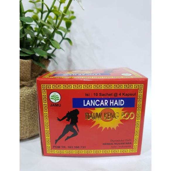 Lancar Haid - Tiauw Keng Poo 10 sacshet (Khusus Wanita)