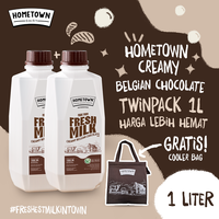 Gambar Twinpack Homewtown Chocolate 1L Free Cooler Bag dari GGF Mart Jakarta Pusat 1 Tokopedia