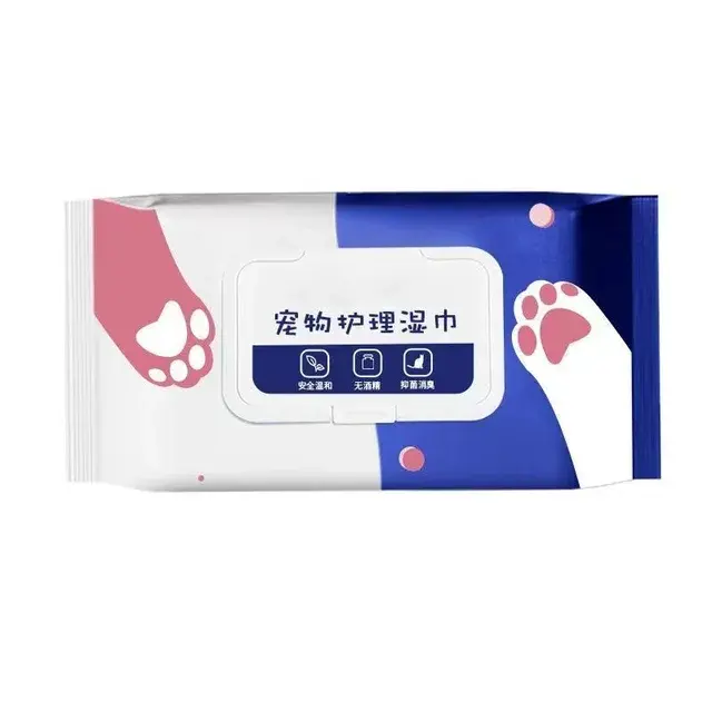 Pet Wipes Steril Tissue Basah Pembersih Anjing Kucing 5Pack