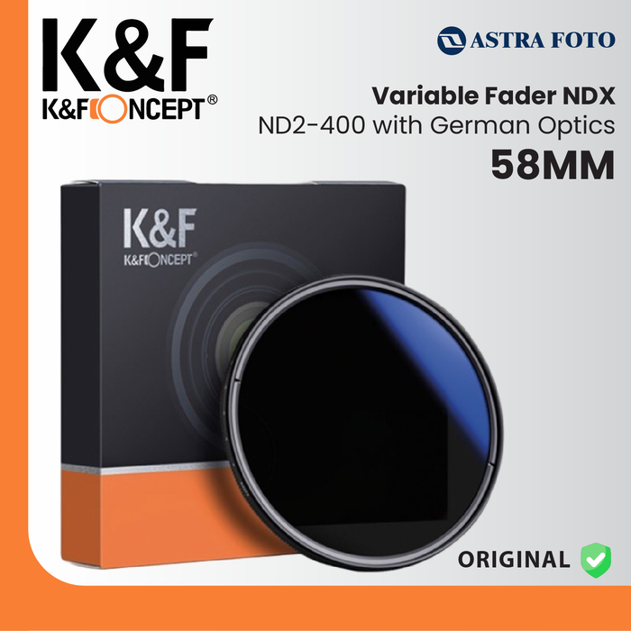 Gambar KNF Concept 58mm Lens Filter Variable ND2-400 Multi Coating Filter K&F dari Astra Foto Kota Administrasi Jakarta Pusat Tokopedia