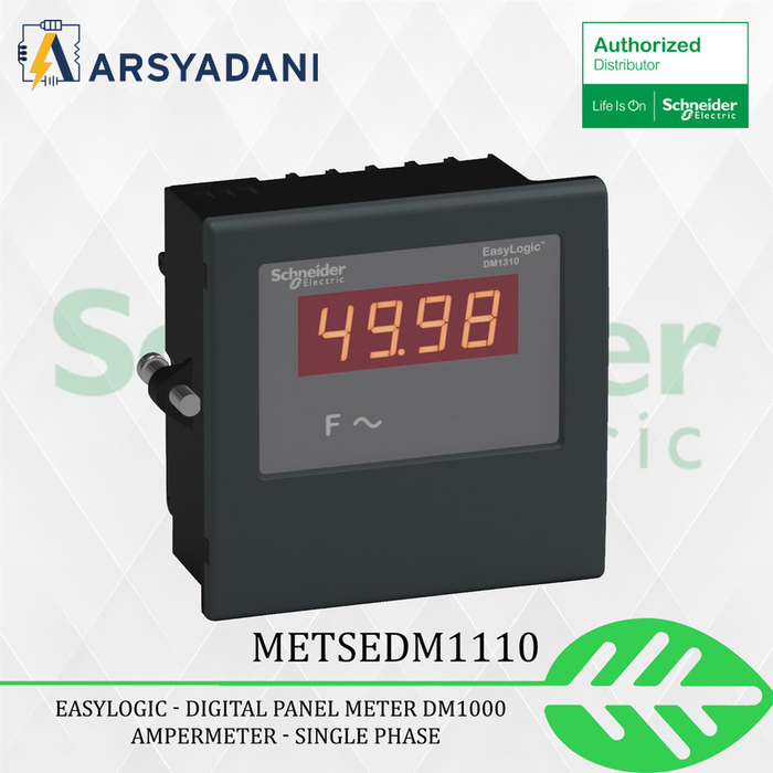 Gambar SCHNEIDER - METSEDM1110 - EasyLogic Digital Panel Meter DM1000 Ampermeter - 1pcs dari arsyadani.id Kota Administrasi Jakarta Pusat Tokopedia