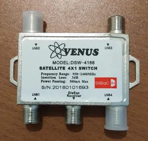 Venus DisEq Switch 4x1 4 LNB Satelit 1 Receiver