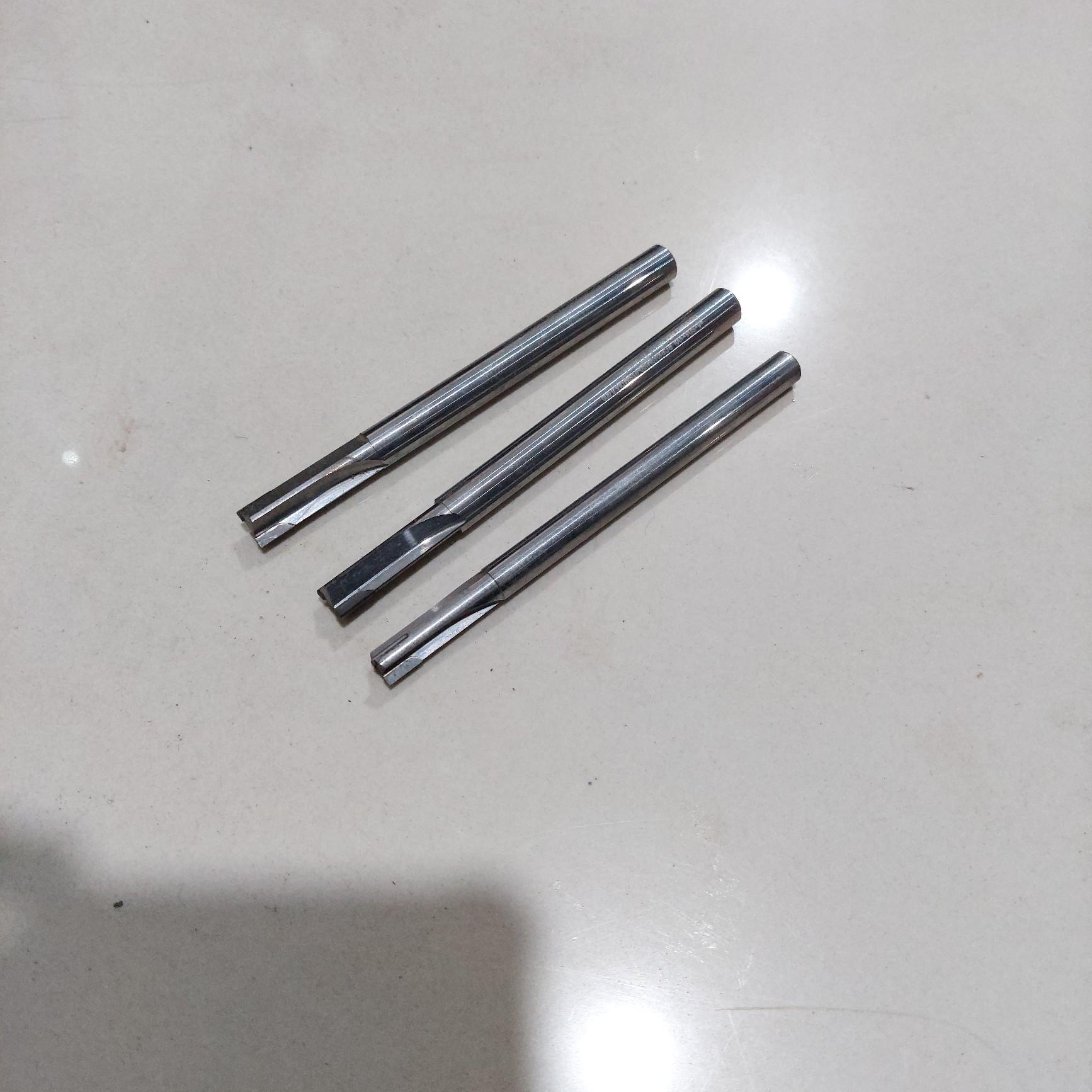 Reamer 8 mm Rimer Carbide 8mm Remer Cutter Milling Pisau — Varian 8.0 X 100 2F — foto asli 3