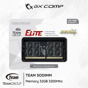 Team Elite Sodimm DDR4 32GB 3200 | Memory Ram Laptop PC 3200
