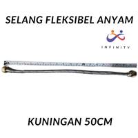 Gambar DIVA selang Fleksibel anyam 50 cm stainless Murah/ selang air wastafel dari Infinity Wars Jakarta Barat 1 Tokopedia