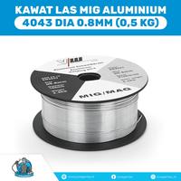 Gambar Kawat Las MIG Aluminium/ Alu Wire 4043 diameter 0.8mm berat 0,5 kg dari Juragan Las_NEW Kota Administrasi Jakarta Pusat 1 Tokopedia