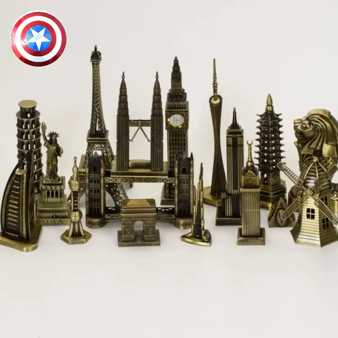 Miniatur Pajangan Menara Menara Manca Negara