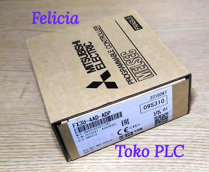 Jual FX3U-4AD-ADP PLC Mitsubishi FX3U4ADADP FX3U 4AD ADP Analog Input ...